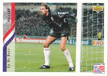 Ed De Goey Netherlands Upper Deck World Cup 1994 Eng/Spa #166